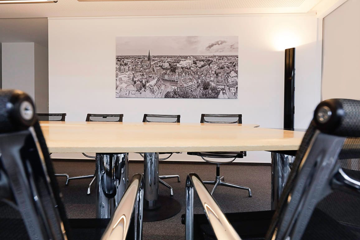 Meeting room at the Fischer | Konrad office at Aegidiimarkt, Münster